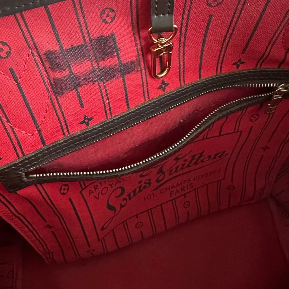 Louis Vuitton Neverfull Damier (MM) with dustbag and COA - Picture 8 of 17